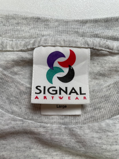 1993 BEAR SIGNAL WEAR Made in USA Size L Vintage T-shirt / A9001