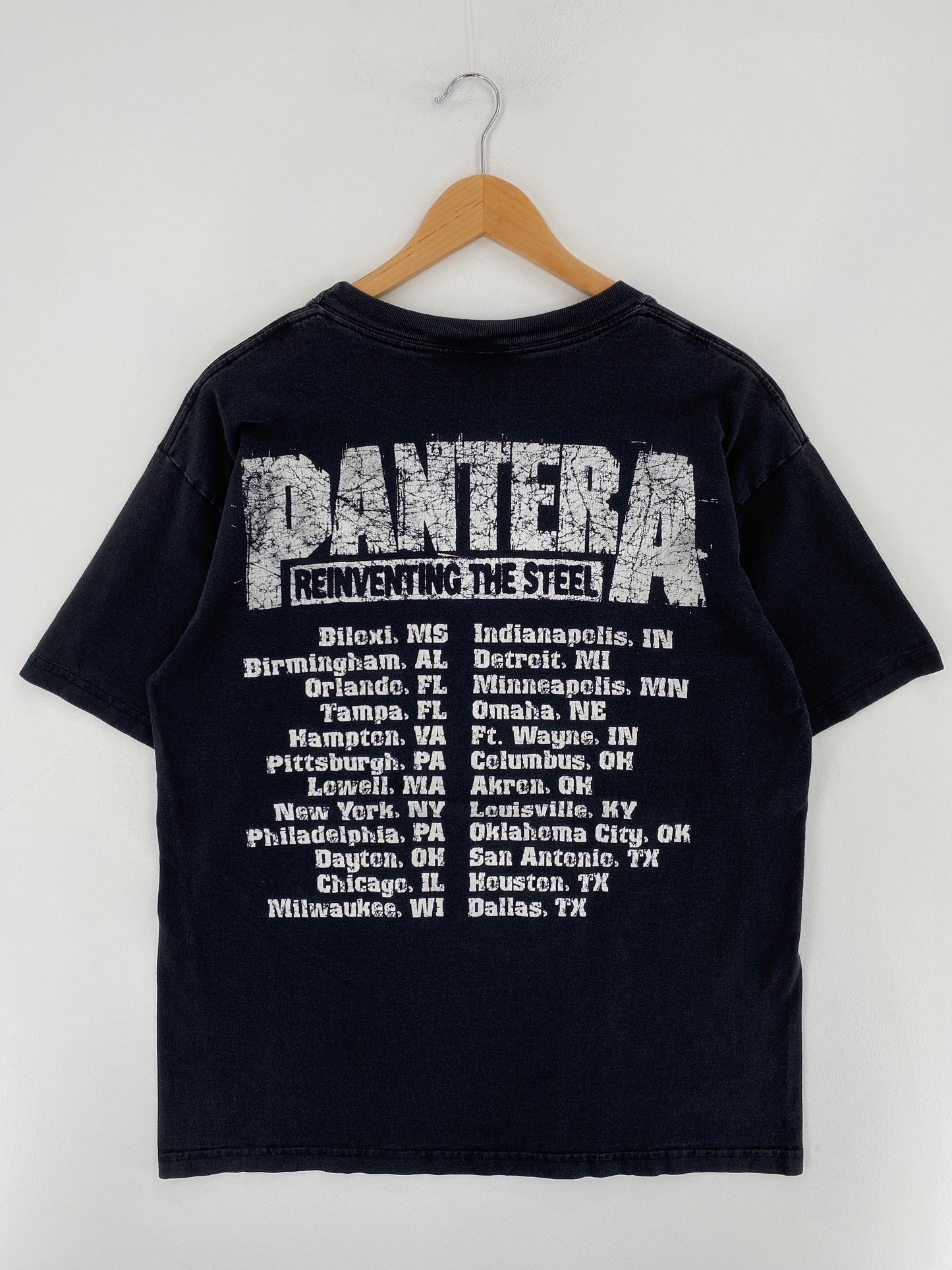 .2000 PANTERA Size L Vintage Music T-Shirt / E6604T