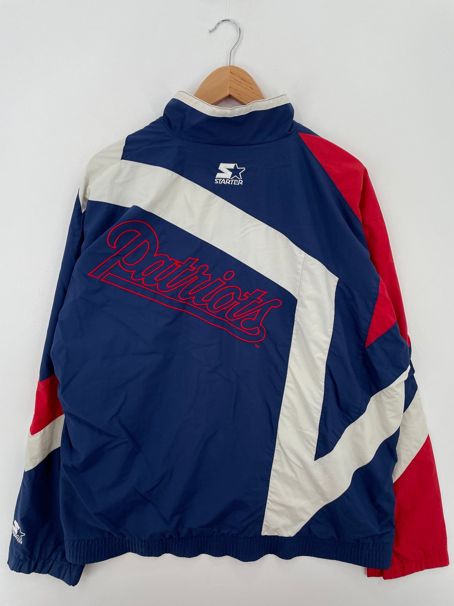90's STARTER x NEW ENGLAND PATRIOTS Size L Vintage NFL Nylon Jacket / A6835