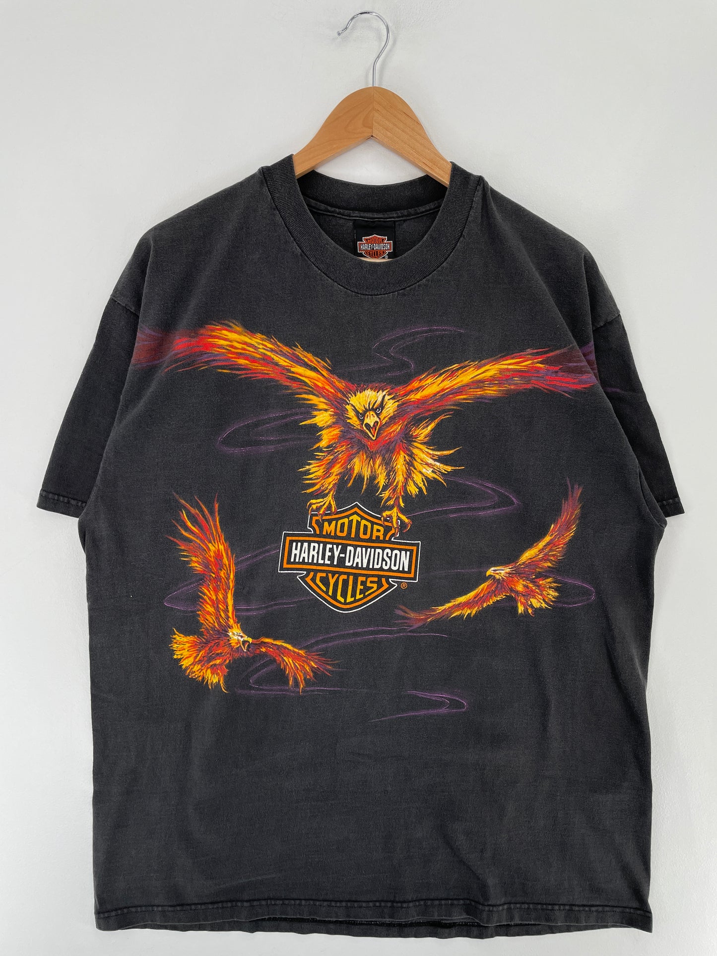 90's HARLEY DAVIDSON Made in USA Size XL Vintage T-shirt / E6530T