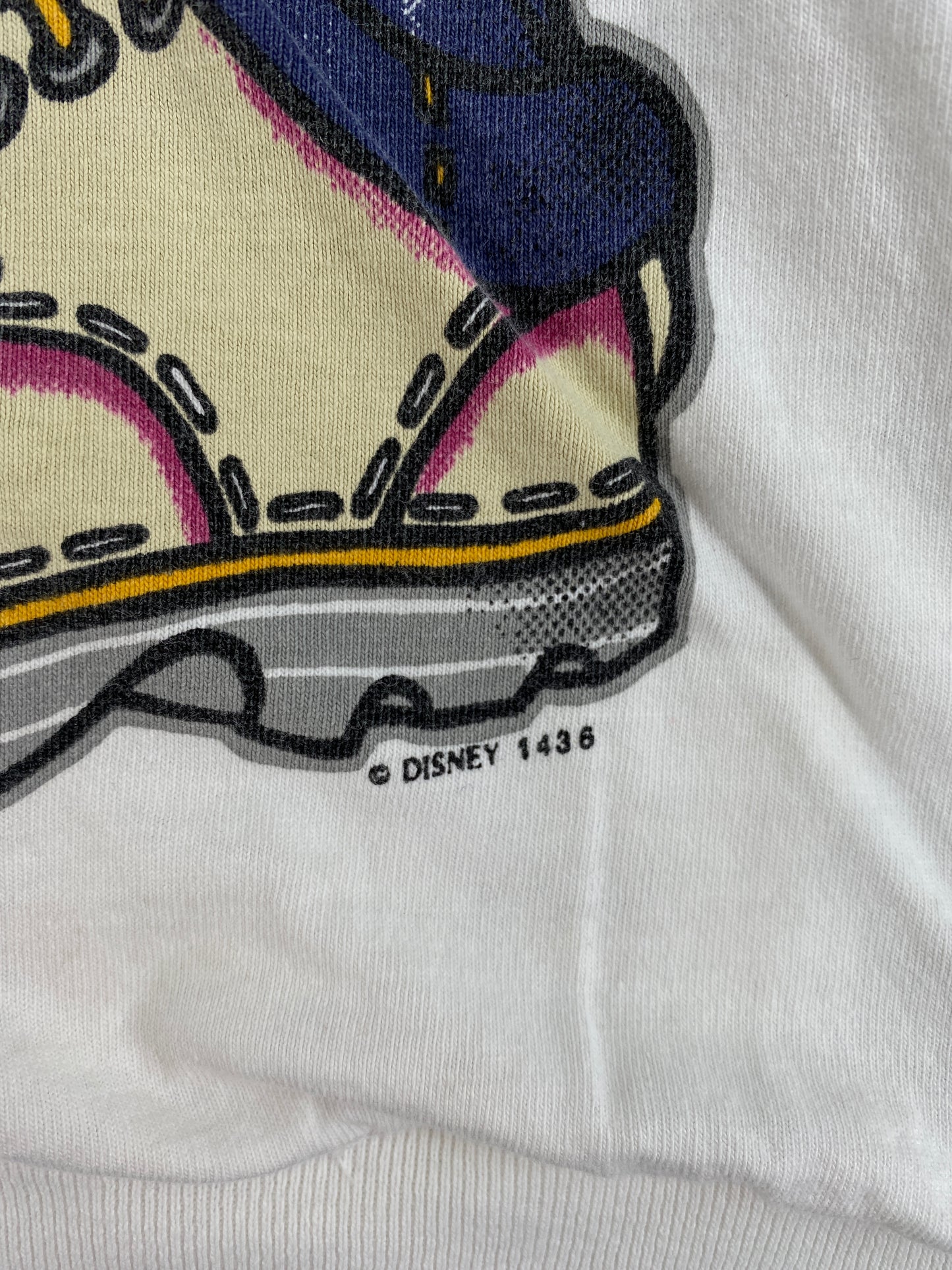 .90's DISNEY MICKEY AND MINNIE Size Approx.M Vintage Sweat-shirt / E2134S