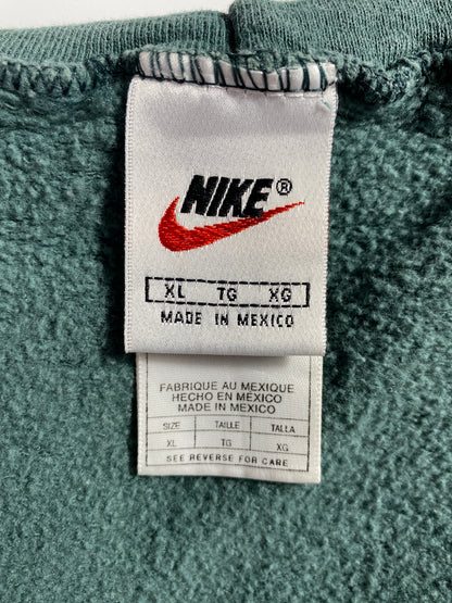 90's NIKE MINI SWOOSH Size XL Vintage Hoodie Sweat-Shirts / A6098