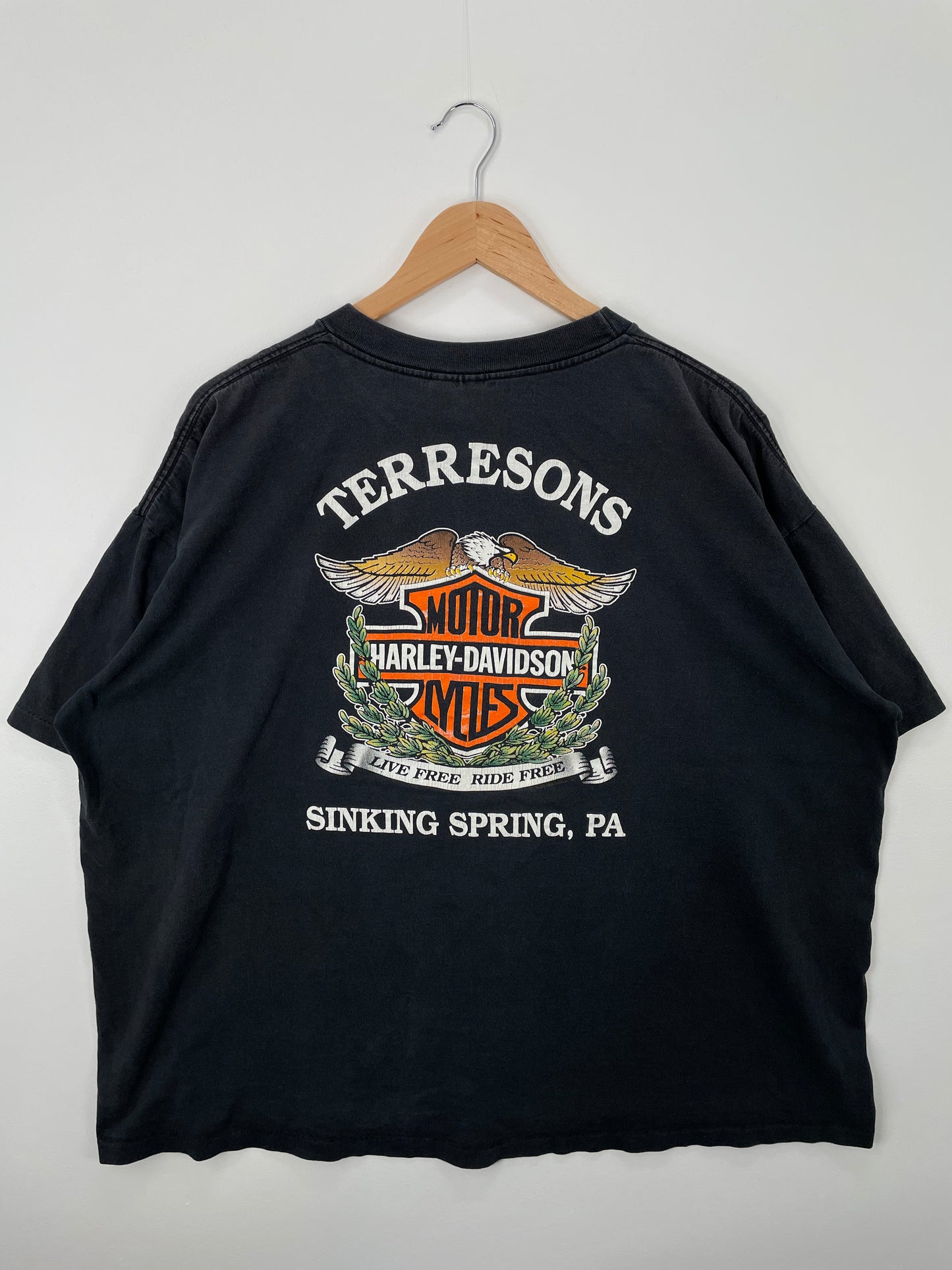 1999 HARLEY DAVIDSON x PENNSYLVANIA Made in USA Size XXL Vintage T-Shirt / A1251