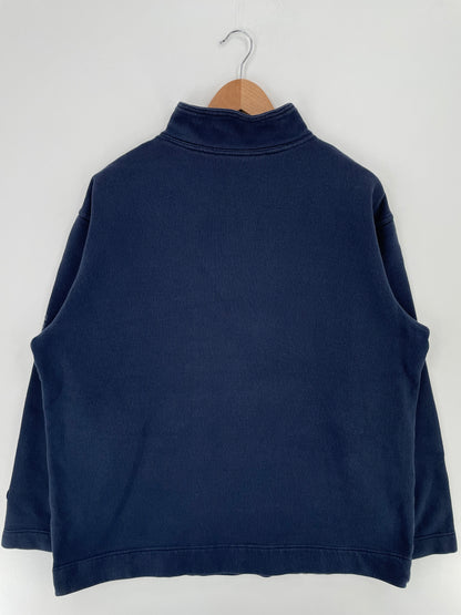 00' NIKE Size XL Vintage Half Zip-up Sweat-Shirt / A2546