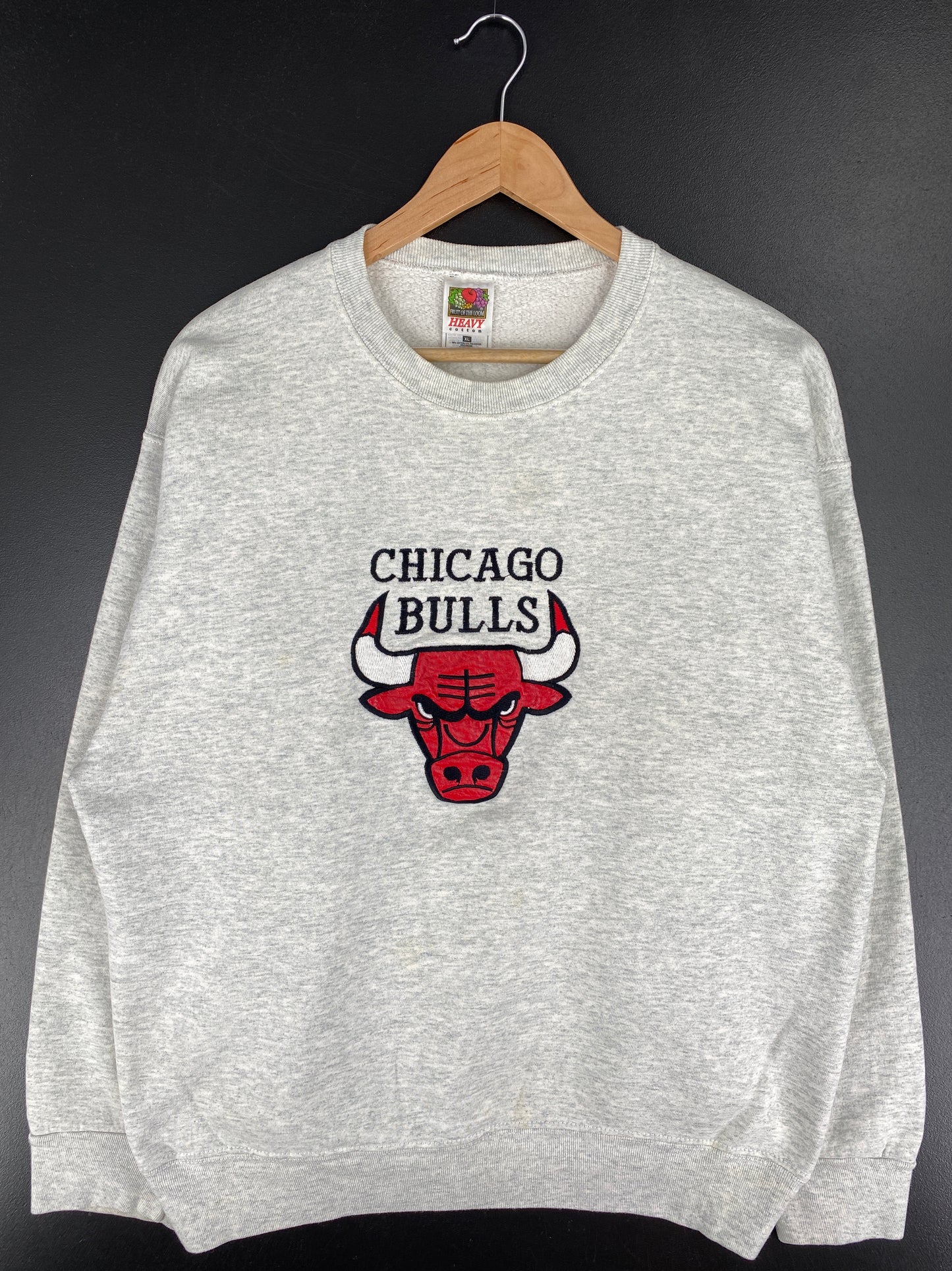 90's CHICAGO BULLS Made in USA Size XL Vintage NBA Sweat-Shirt / A6082