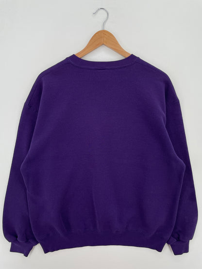 90's RUSSELL x KANSAS STATE Made in USA Size L College Sweat-Shirt / A7982