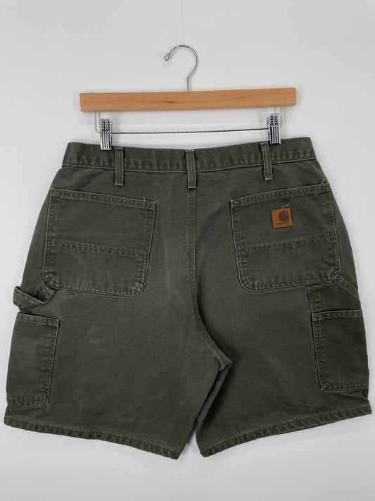 Vintage CARHARTT Size W34xL8 Duck Shorts / A1494