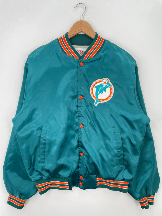 90’s MIAMI DOLPHINS Size L Vintage NFL Nylon Jacket / A7332
