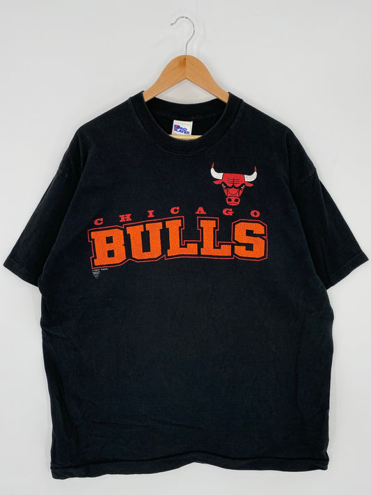 90’s CHICAGO BULLS Made in USA Size XXL Vintage NBA T-Shirt / K6041