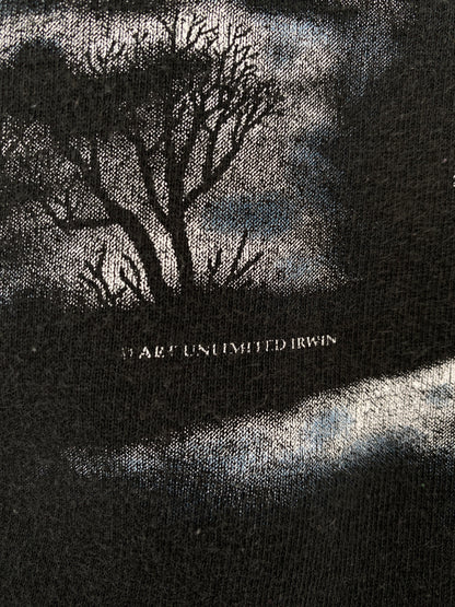 90's WOLF Made in USA Size XL Vintage Animal Sweat-Shirt / E5148S