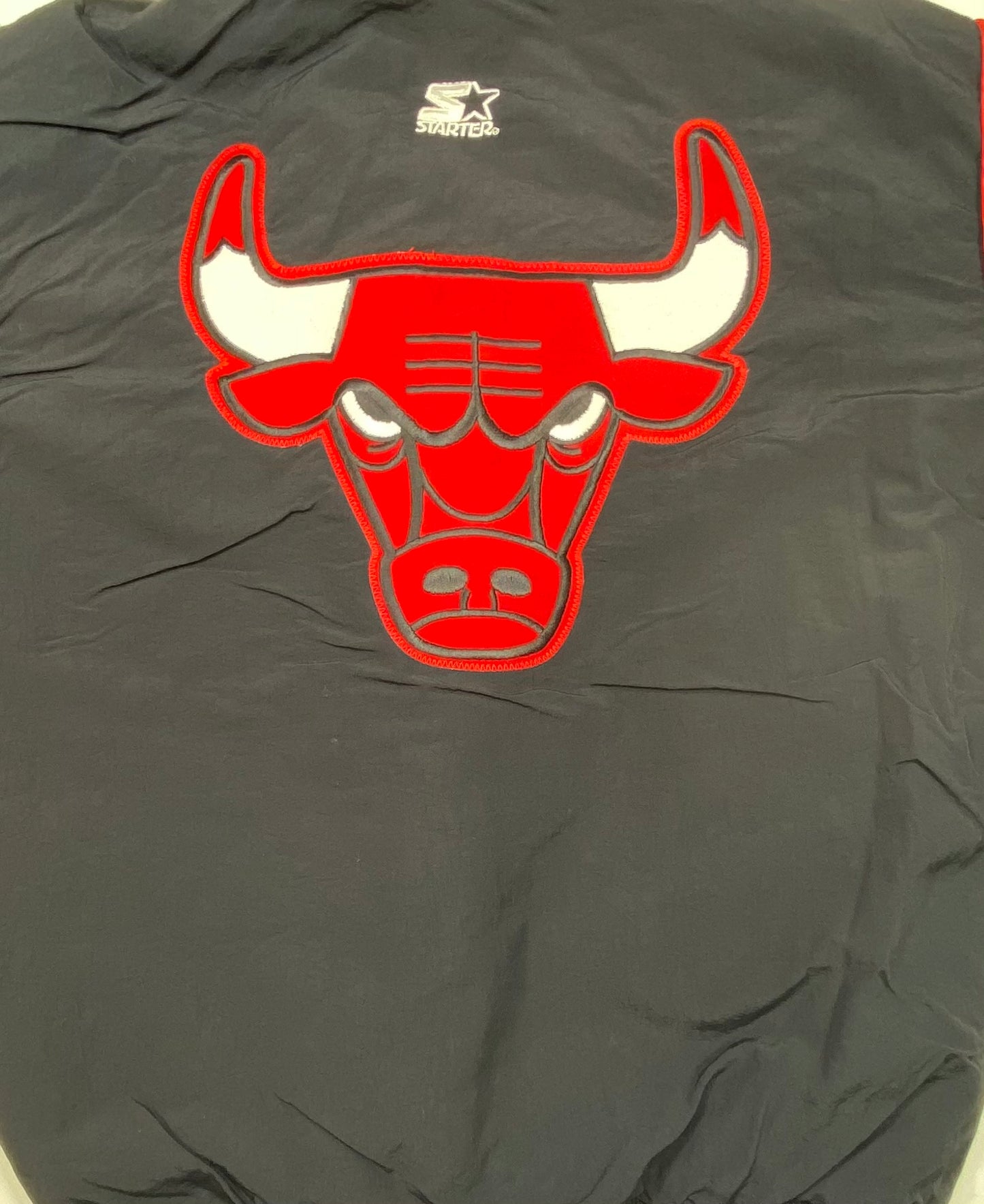 90's Starter x NBA CHICAGO BULLS Made in USA Vintage Padded Nylon Jacket / 5030