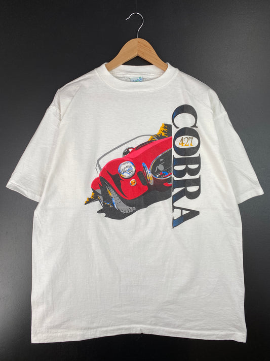 90’s FORD COBRA Made in USA Size XXL Vintage Racing T-shirt  / A6975
