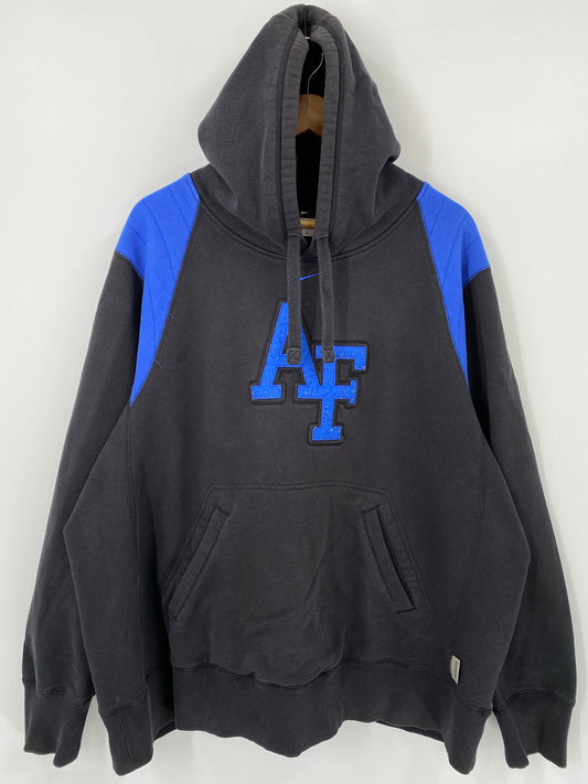 00' NIKE AIR FORCE FALCONS Size XL Vintage Hoodie Sweat-shirt  / K4254