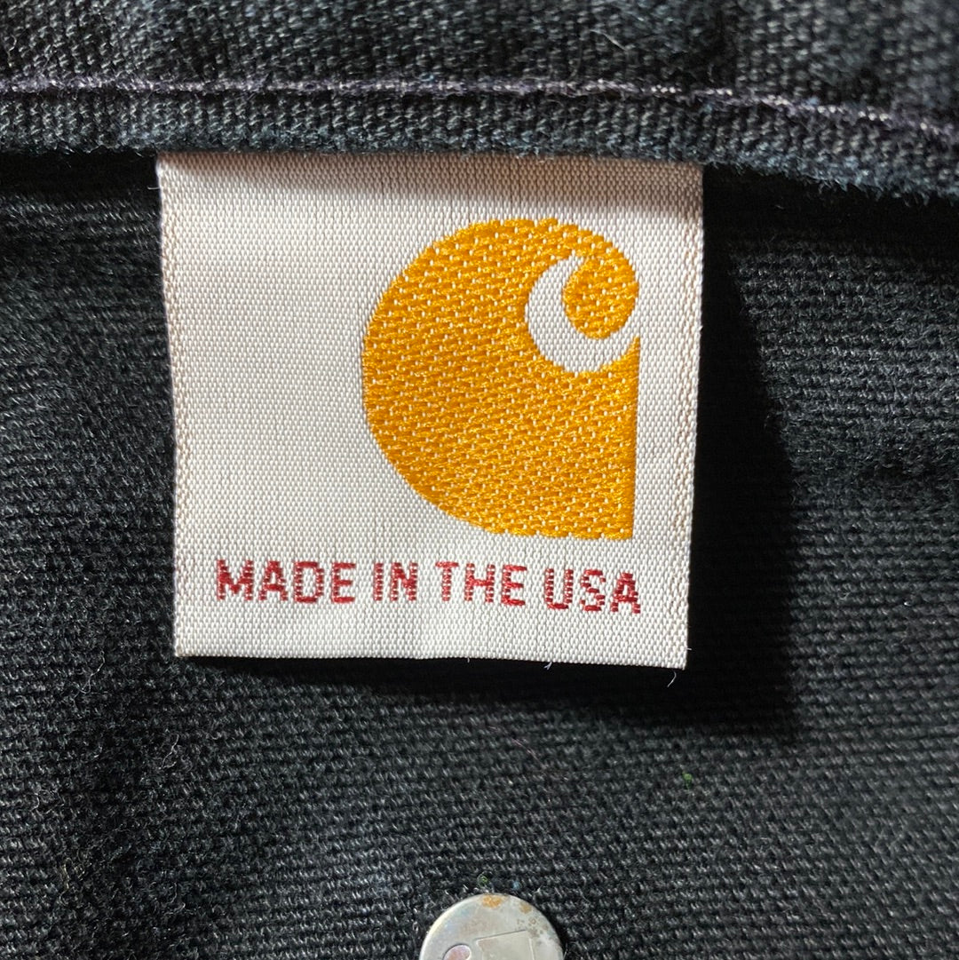 Vintage CARHARTT Size W34xL30 Made in USA Double Knee Duck Pants / E243