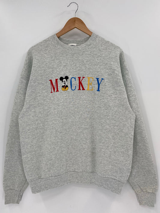 90's DISNEY MICKEY Made in USA Size XL Vintage Sweat-shirt / K6408