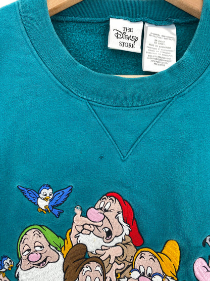 00' DISNEY THE SEVEN DWARFS Size XL Vintage Sweat-shirt / A3131