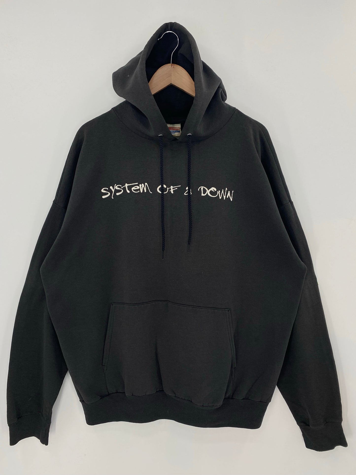 90's SYSTEM OF A DOWN Size XXL Vintage Band Hoodie Sweat-shirt / A7194