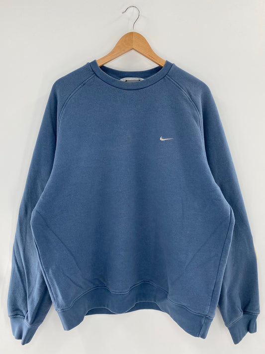 00' NIKE MINI SWOOSH Size L Vintage Sweat Shirts / K5083