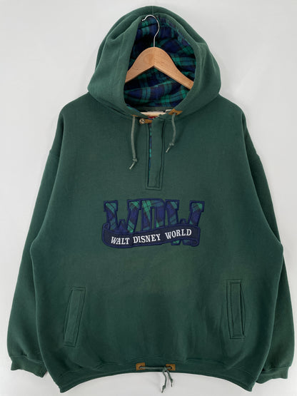 90's DISNEY WORLD Size XXL Vintage Hoodie Sweat-shirt / E150