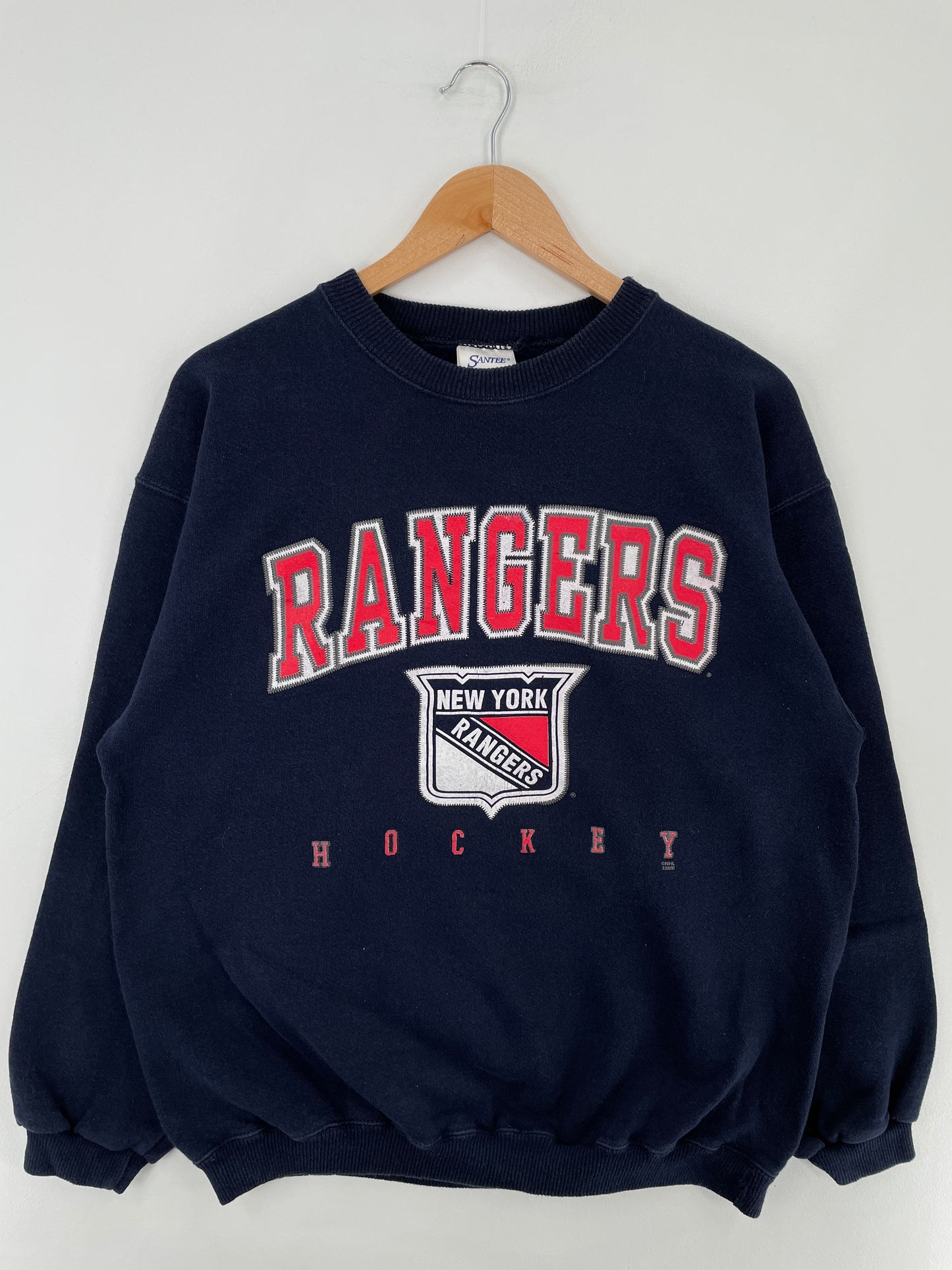 90's NEW YORK RANGERS Made in USA Size L Vintage NHL Sweat-shirt / E2736S