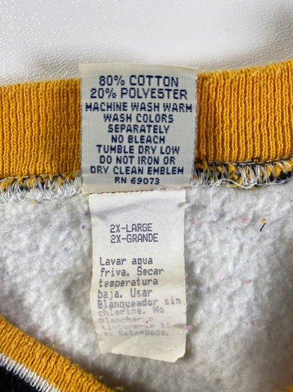 90’s HAWKEYES Made in USA Size XXL Vintage College Sweat-shirt / A454