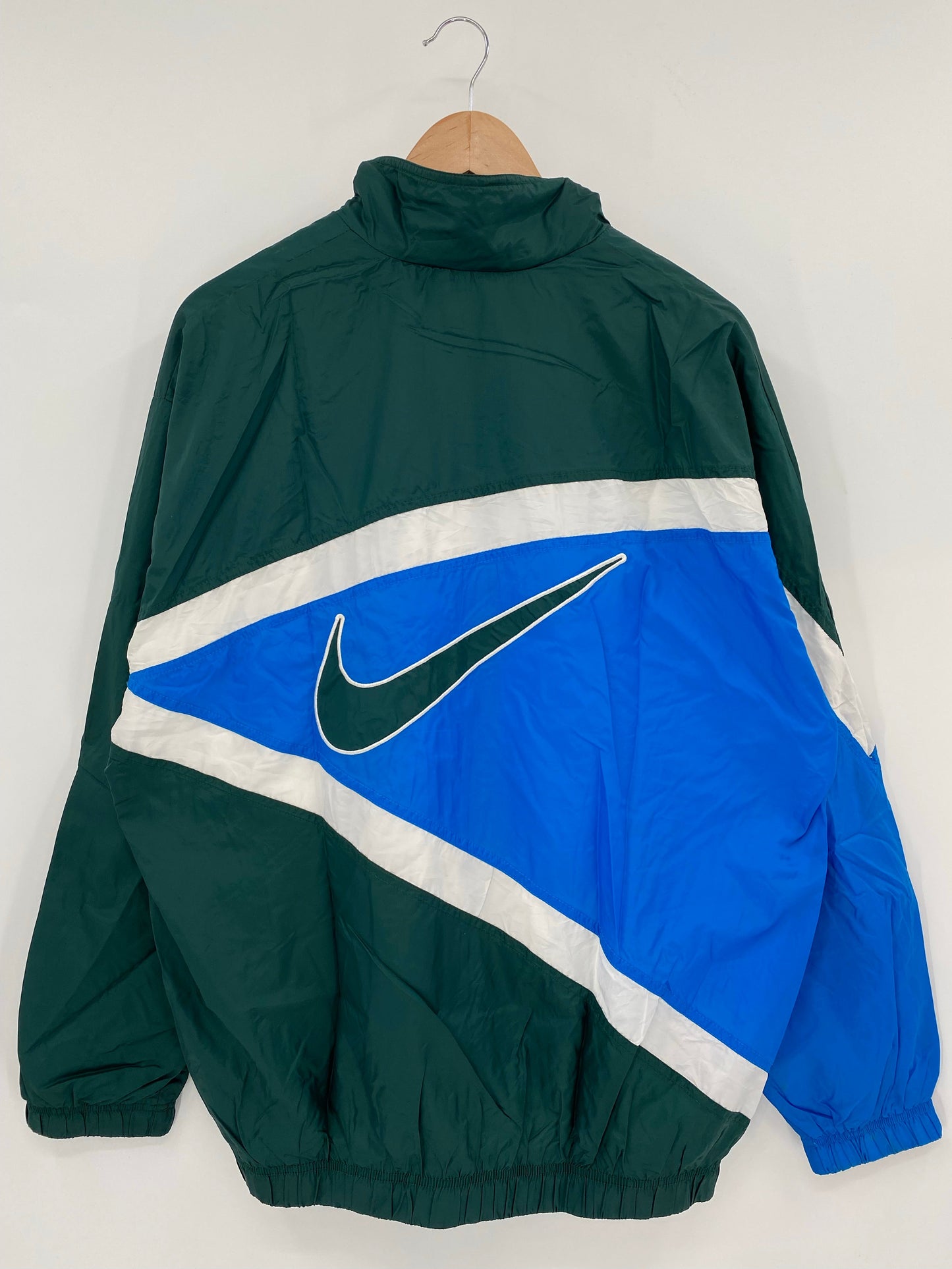 90’s NIKE Size L Vintage Zip-up Nylon Jacket/ A7302