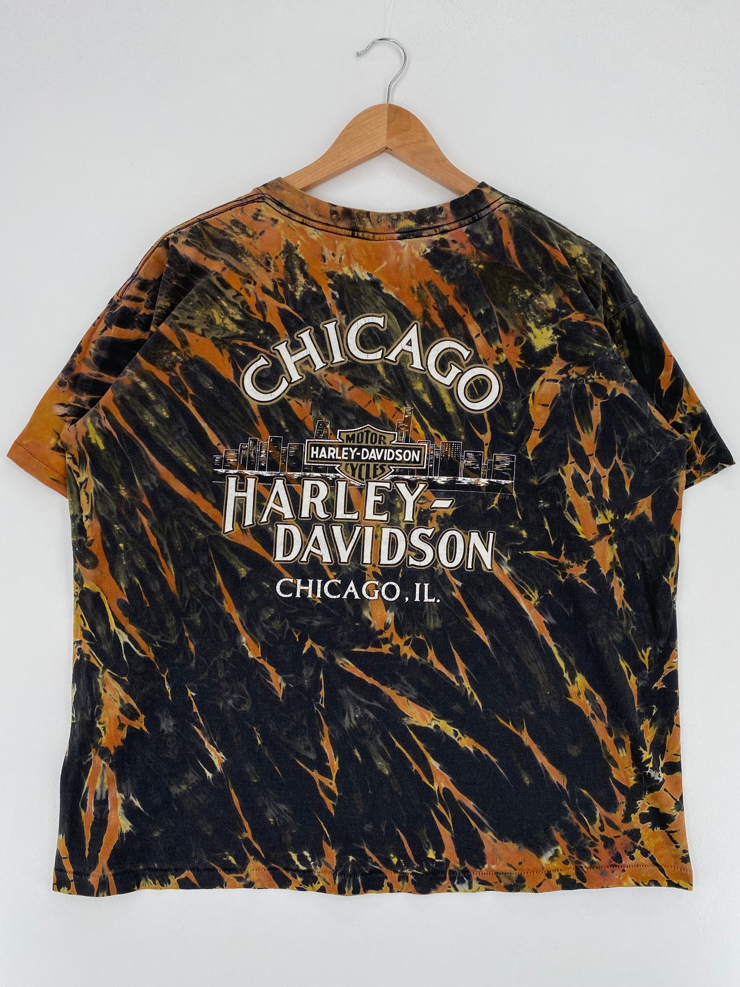 90‘s HARLEY DAVIDSON Made in USA Size L T-Shirts / A3208