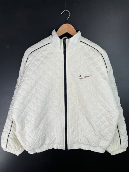.90's NIKE Size Ladeis.L Padded Nylon Jacket / A9325