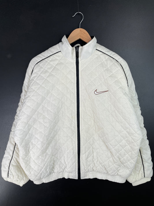 .90's NIKE Size Ladeis.L Padded Nylon Jacket / A9325