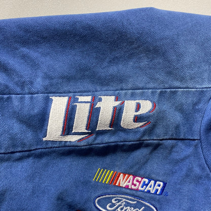Vintage MILLER LITE Size M Racing Jacket / E1912J