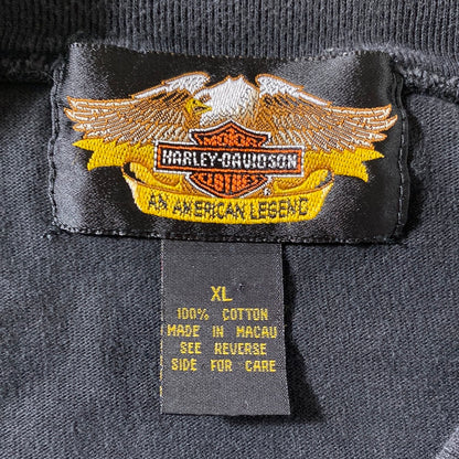 00' HARLEY DAVIDSON Size XL Vintage Long Sleeve T-Shirt / E6373S
