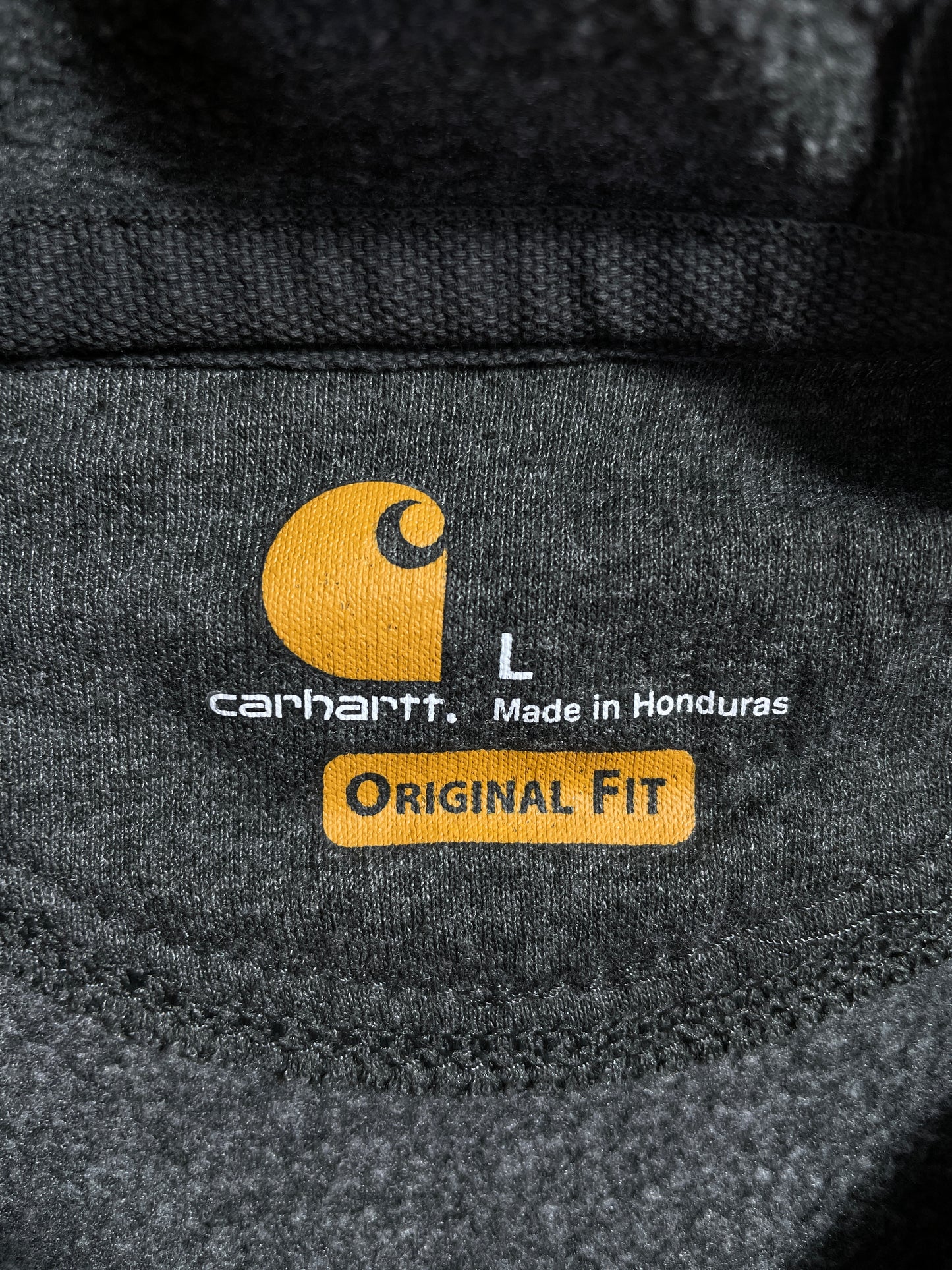 Vintage CARHARTT Size L Hoodie Sweat Shirt / E1262S