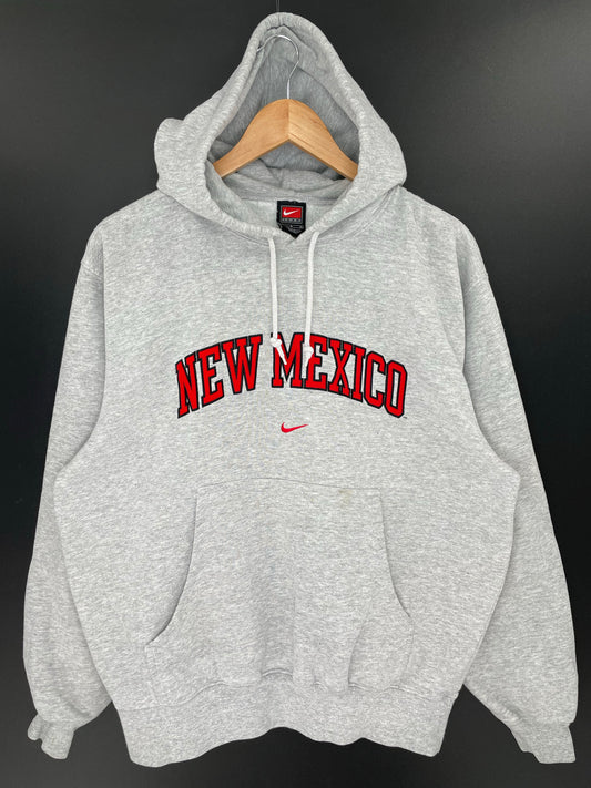 00' NEW MEXICO Size L Vintage Hoodie College Sweat-shirt / K8864