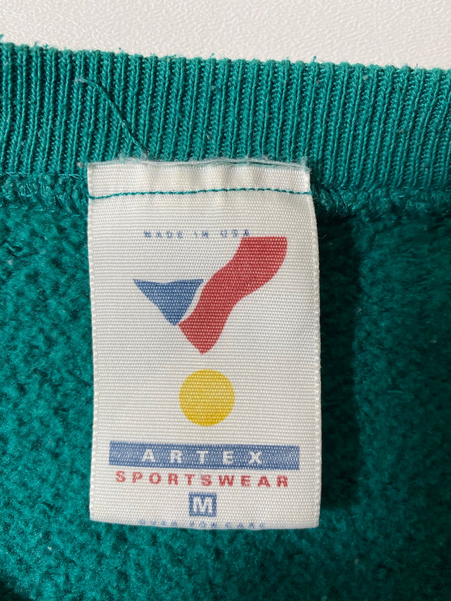 1993 MIAMI DOLPHINS x TAZ Size Made in USA M Vintage NFL Sweat-shirt / K7092