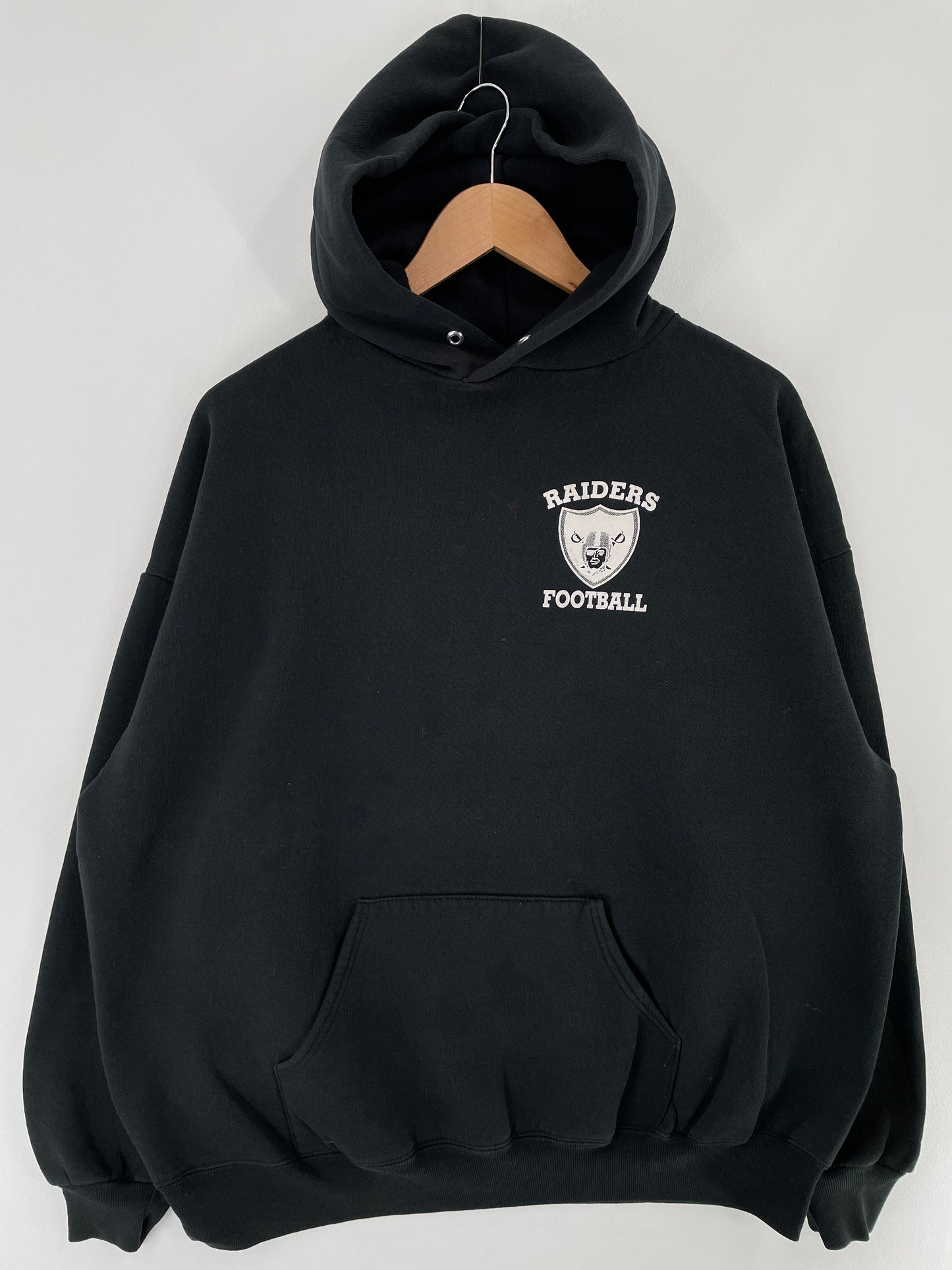 90's RAIDERS Made in USA Size XXL Vintage NFL Hoodie Sweat-shirt / E5479S