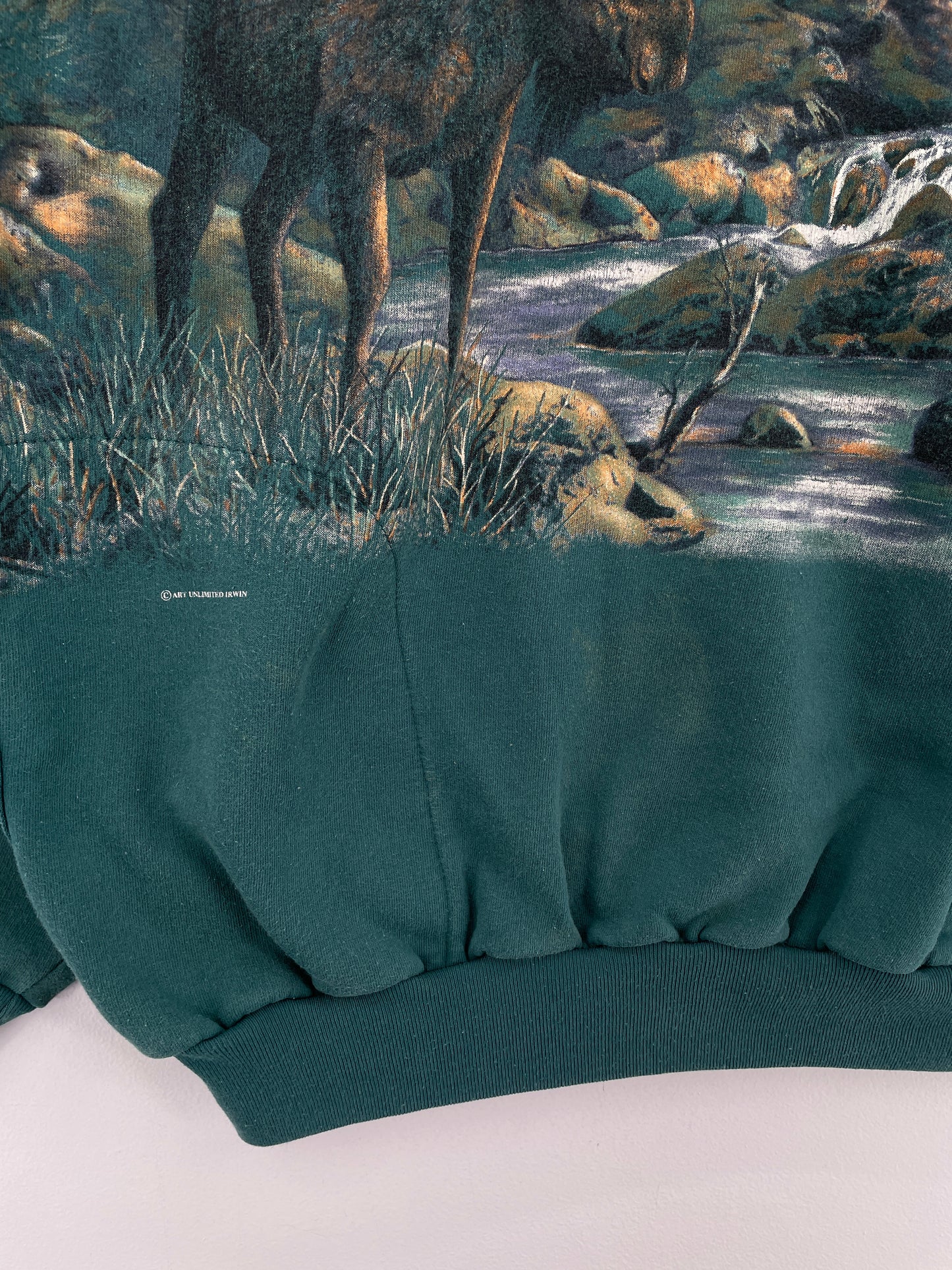 90’s MOOSE Size XL Vintage Animal Sweat-Shirt / E224