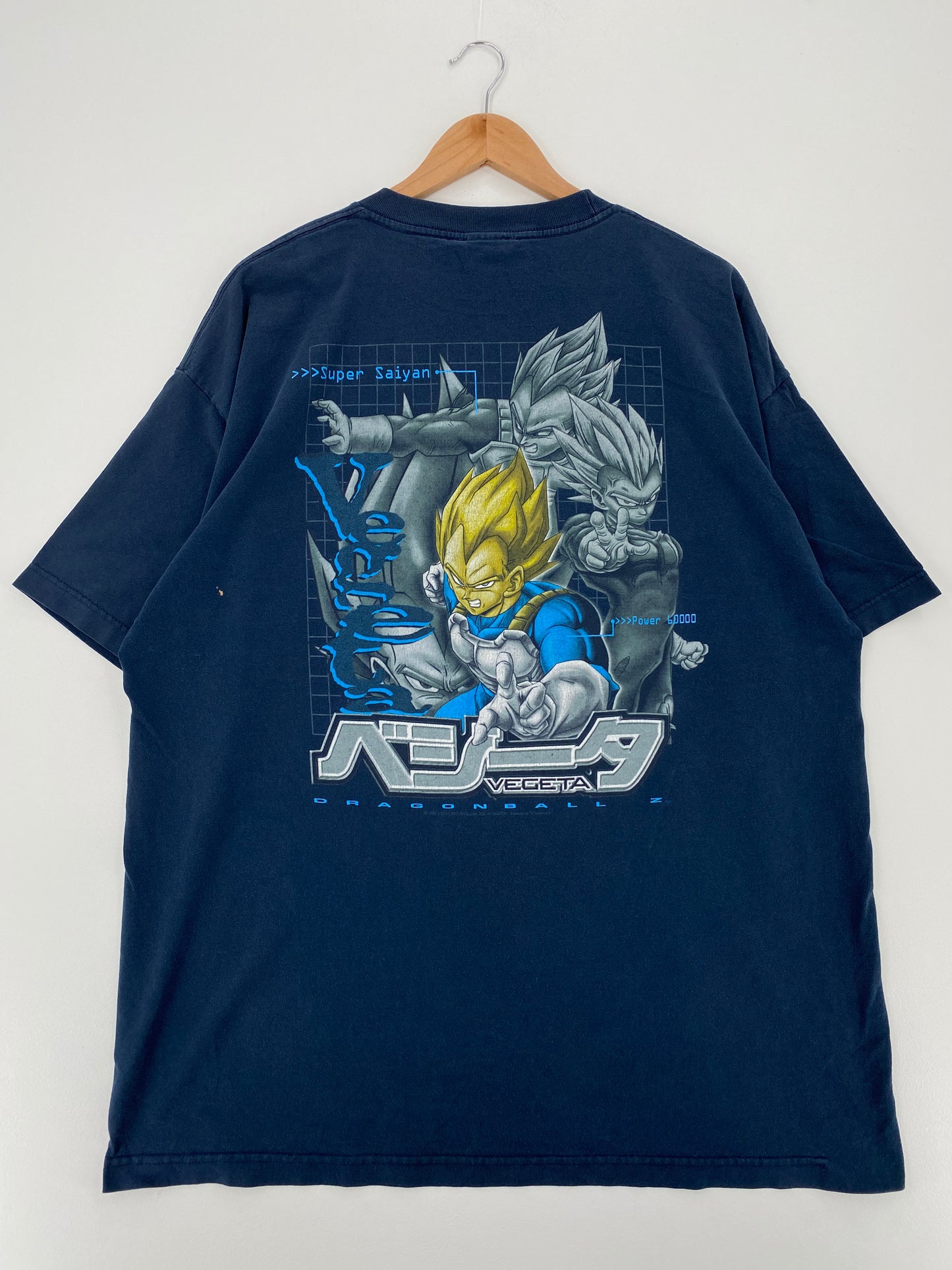 2000 DRAGON BALL Z VEGETA Size Approx.XXL T-Shirt / A2018