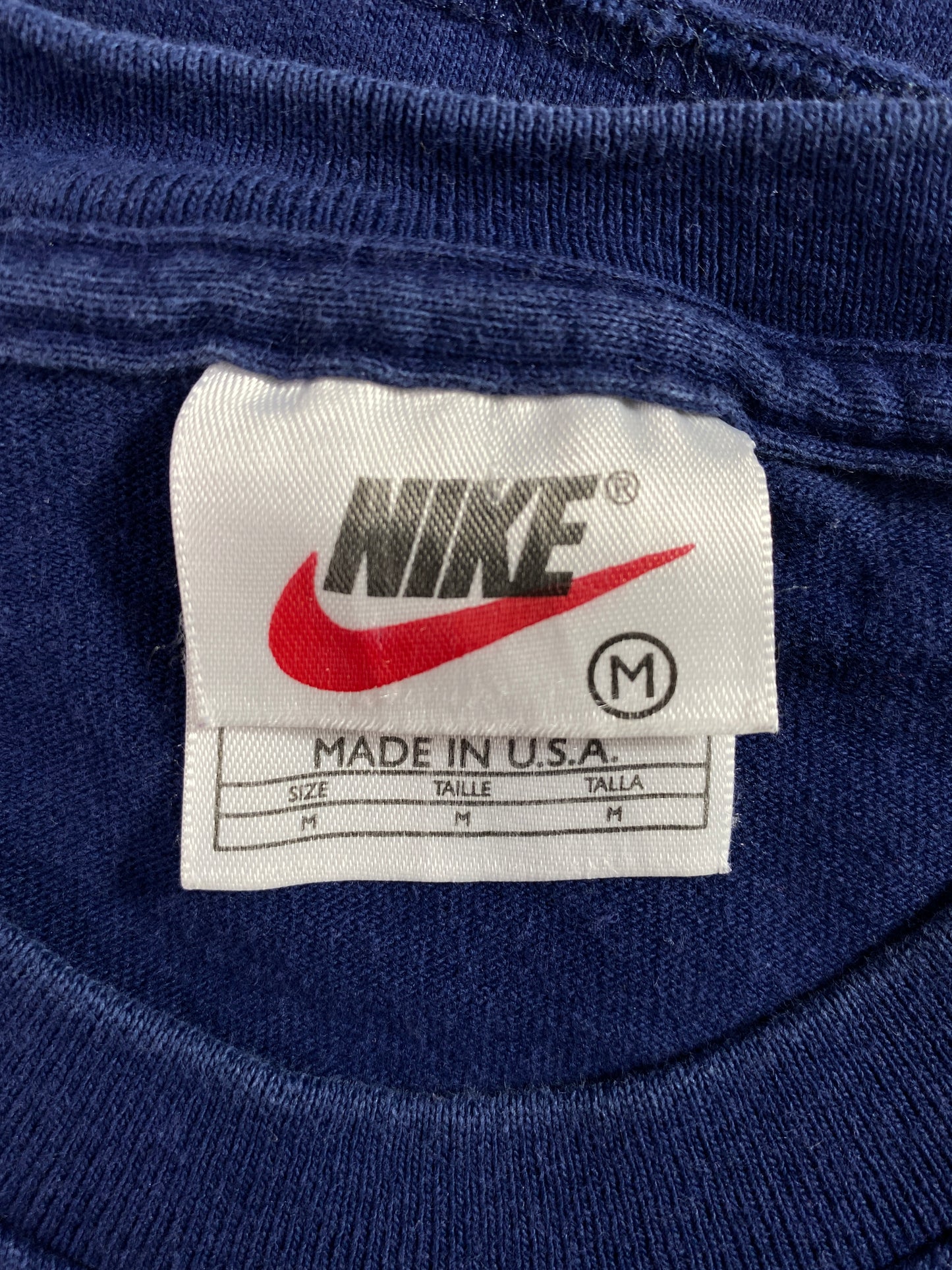 90’s NIKE TOWN CHICAGO Made in USA Size M Vintage T-shirt / A5972