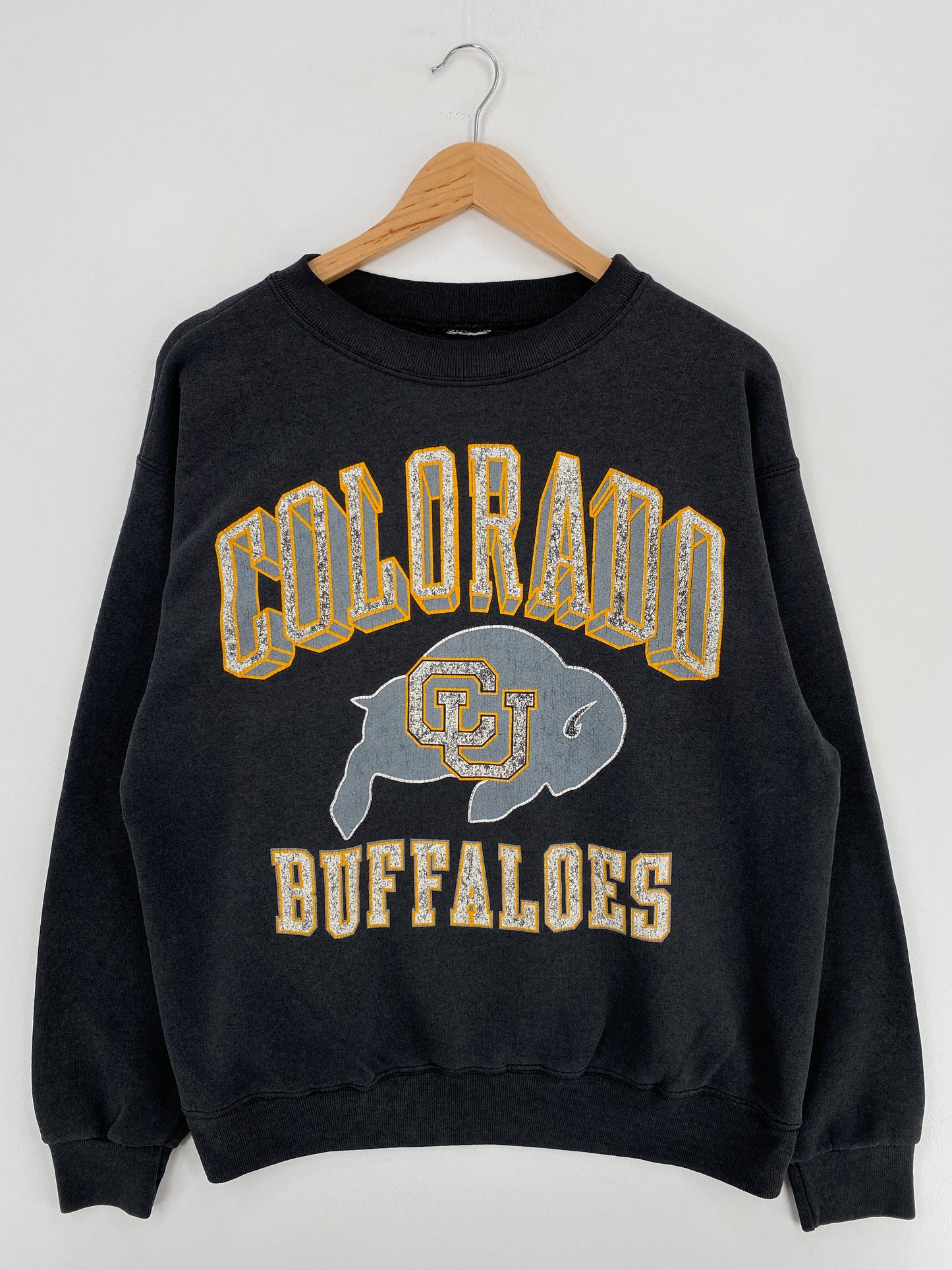 Vintage COLORADO BUFFALOES Size No Tag(Approx.L) Vintage College Sweat-Shirt / A5245