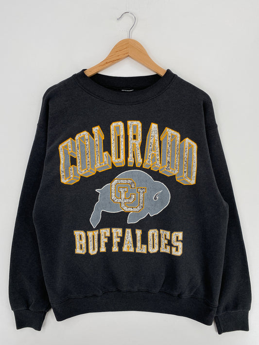Vintage COLORADO BUFFALOES Size No Tag(Approx.L) Vintage College Sweat-Shirt / A5245