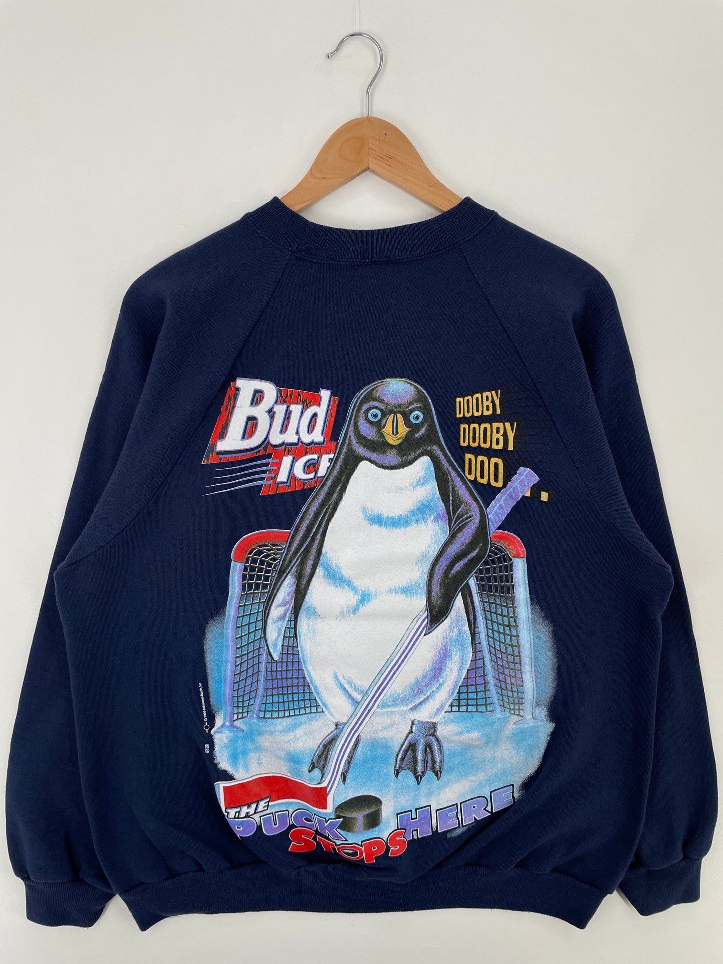 1996 BUD ICE Size XL Vintage Sweat-shirt / E9