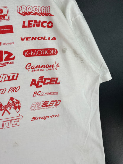 1994 NSACAR x SCOTTIN CANNON Made in USA Size XL Vintage Racing T-shirt / E129