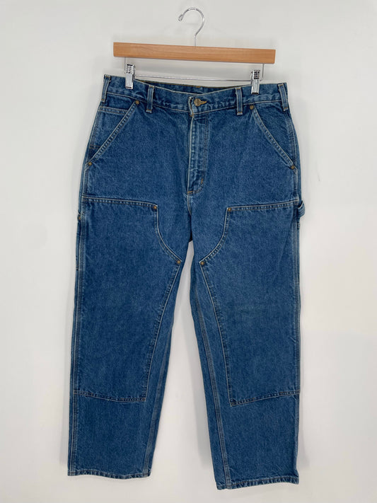 Vintage CARHARTT Size W32xL30 Double Knee Duck Pants / K9057