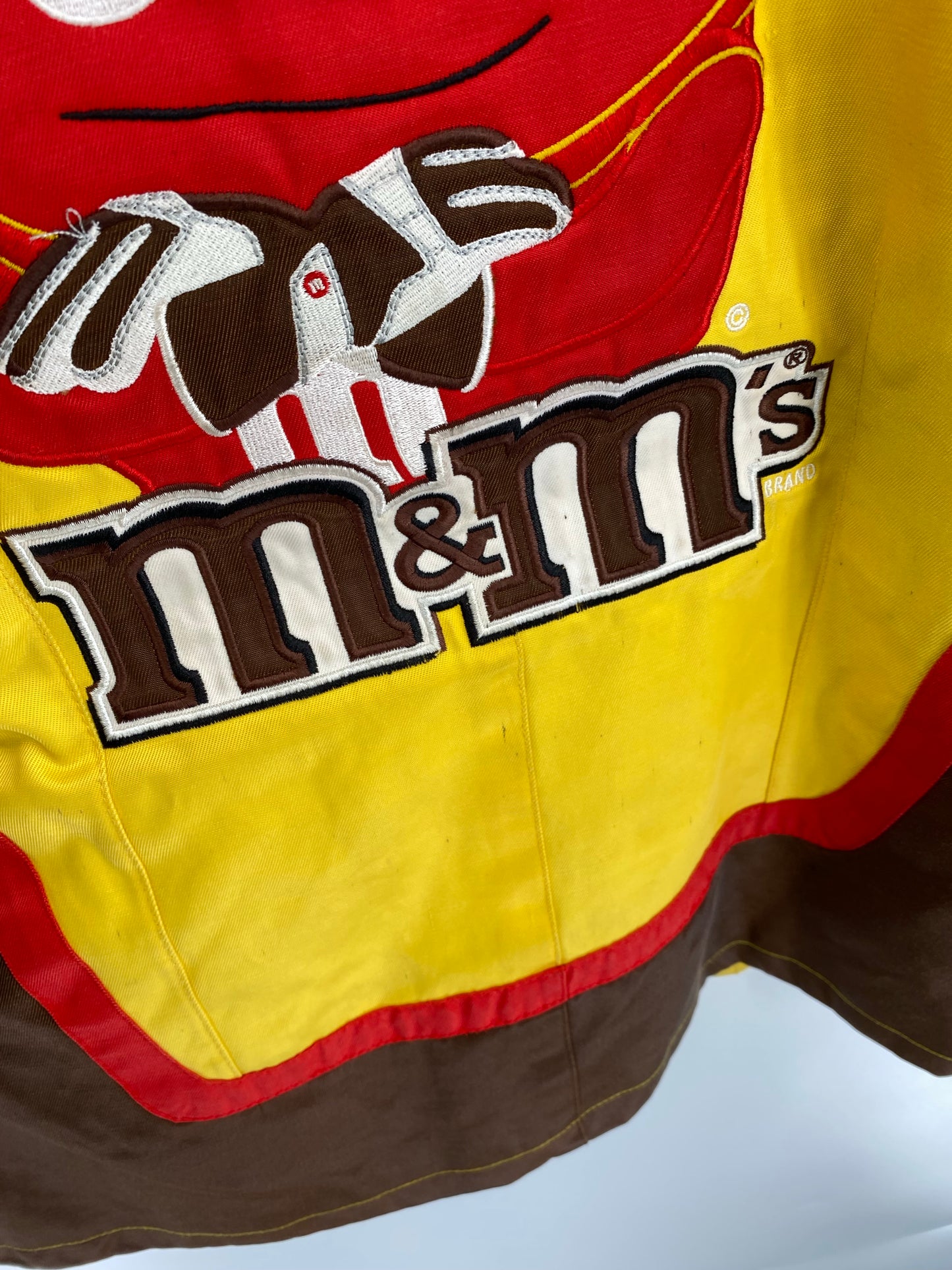 Vintage NASCAR M&M'S KYLEBUSCH Size Ladies XL Racing Jacket/ K6683