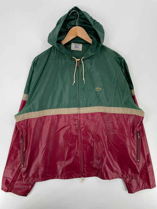 .80's IZOD LACOSTE Size XL Vintage Nylon Jacket / E1484N