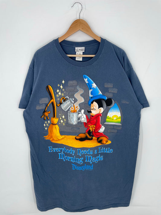 00' DISNEY MICKEY Size ONE SIZE (Approx.XXL) Vintage Long Length T-Shirt / K9783