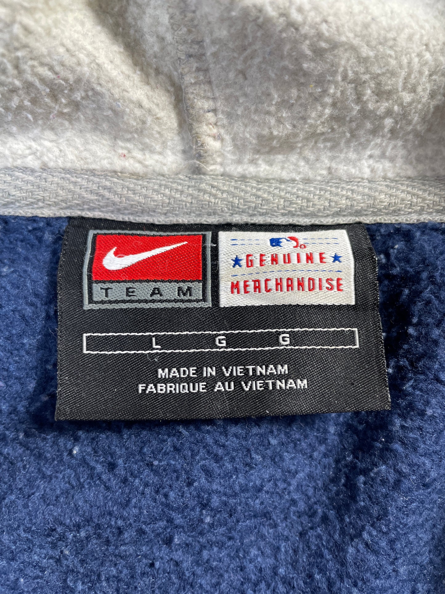 Vintage NIKE x NEW YORK YANKEES Size L Vintage MLB Hoodie Zip up Sweat Shirt / E6714S