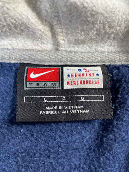 Vintage NIKE x NEW YORK YANKEES Size L Vintage MLB Hoodie Zip up Sweat Shirt / E6714S