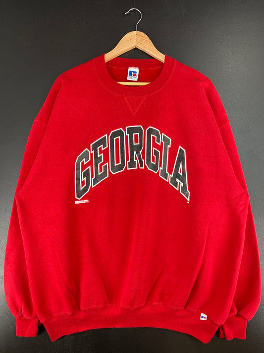 90's GEORGIA Made in USA Size XXL Vintage College Sweat-Shirt / A3399
