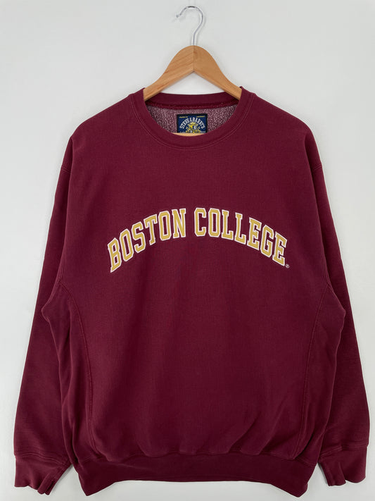 Vintage BOSTON COLLEGE Size L College Sweat-shirt / A8861